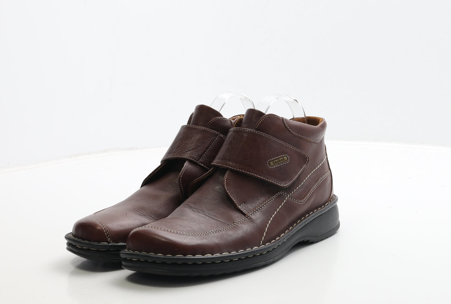 Josef Seibel Womens Brown Leather Bootie Boot UK 5 38