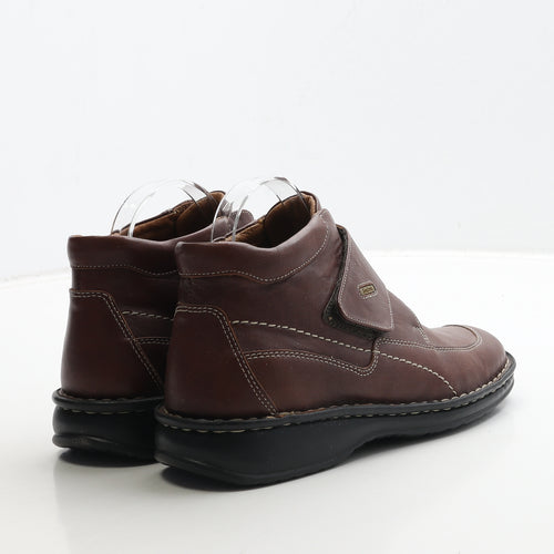 Josef Seibel Womens Brown Leather Bootie Boot UK 5 38