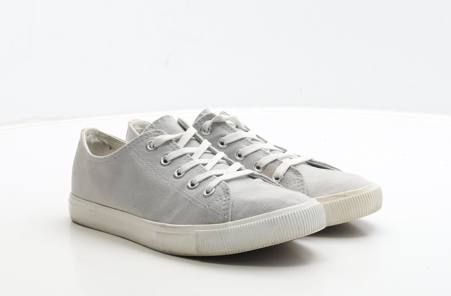 New Look Womens Grey Fabric Trainer UK 6 39