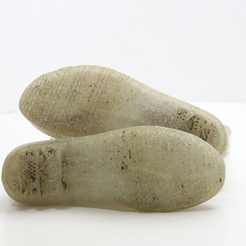 Preworn Womens Ivory Rubber Wellies Boot UK 3