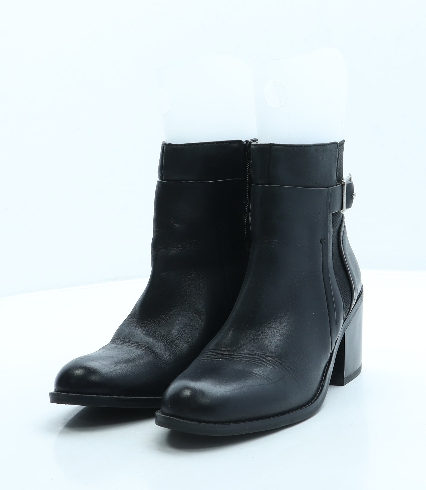 TU Womens Black Leather Chelsea Boot UK 5