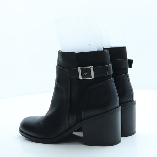 TU Womens Black Leather Chelsea Boot UK 5