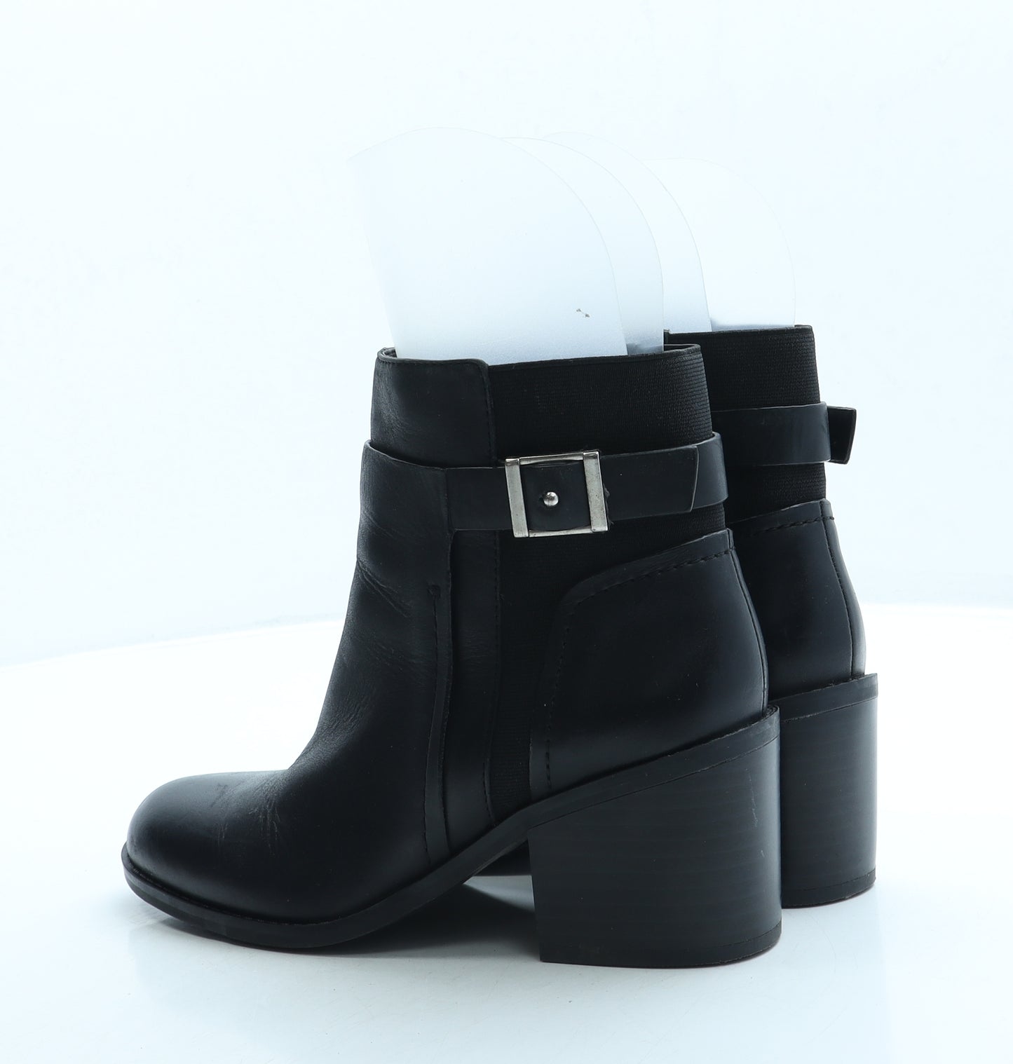 TU Womens Black Leather Chelsea Boot UK 5