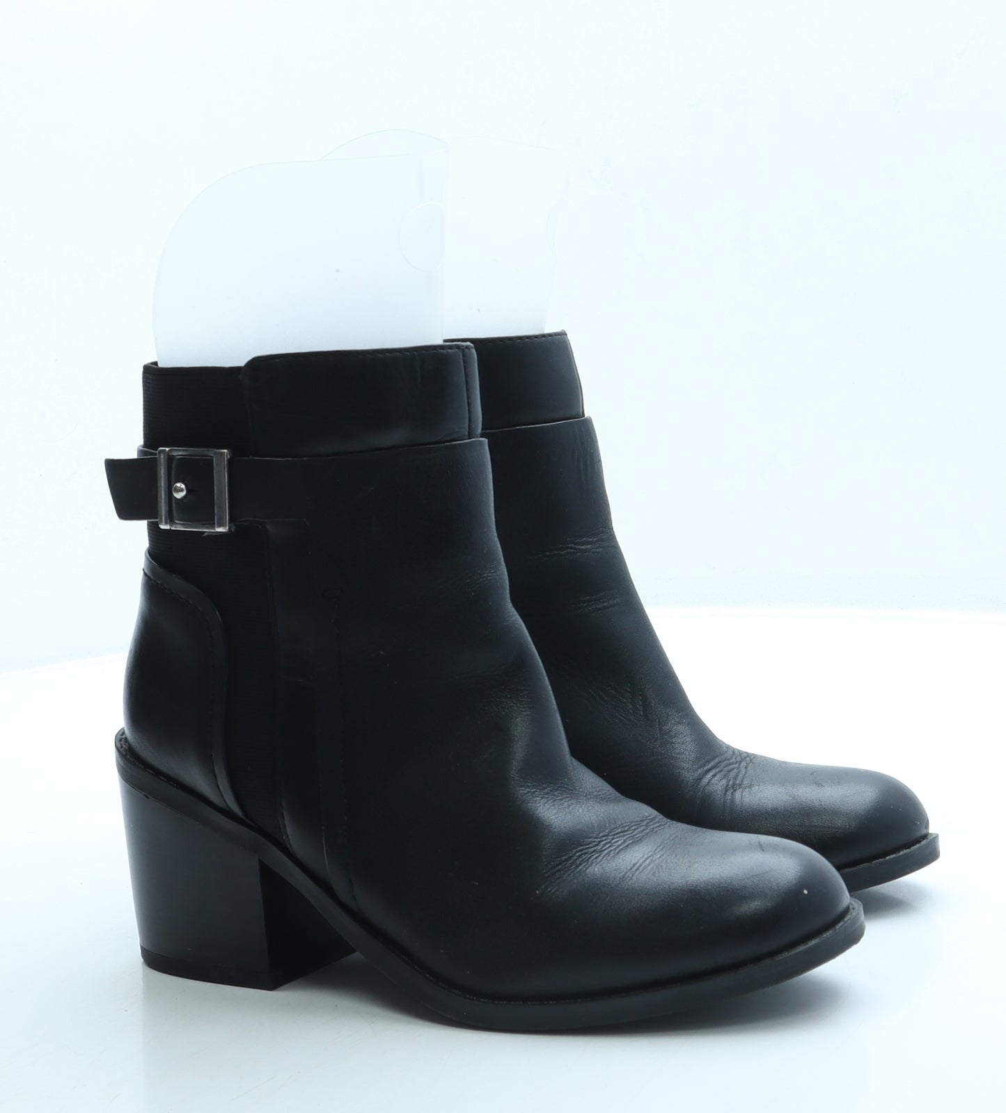 TU Womens Black Leather Chelsea Boot UK 5