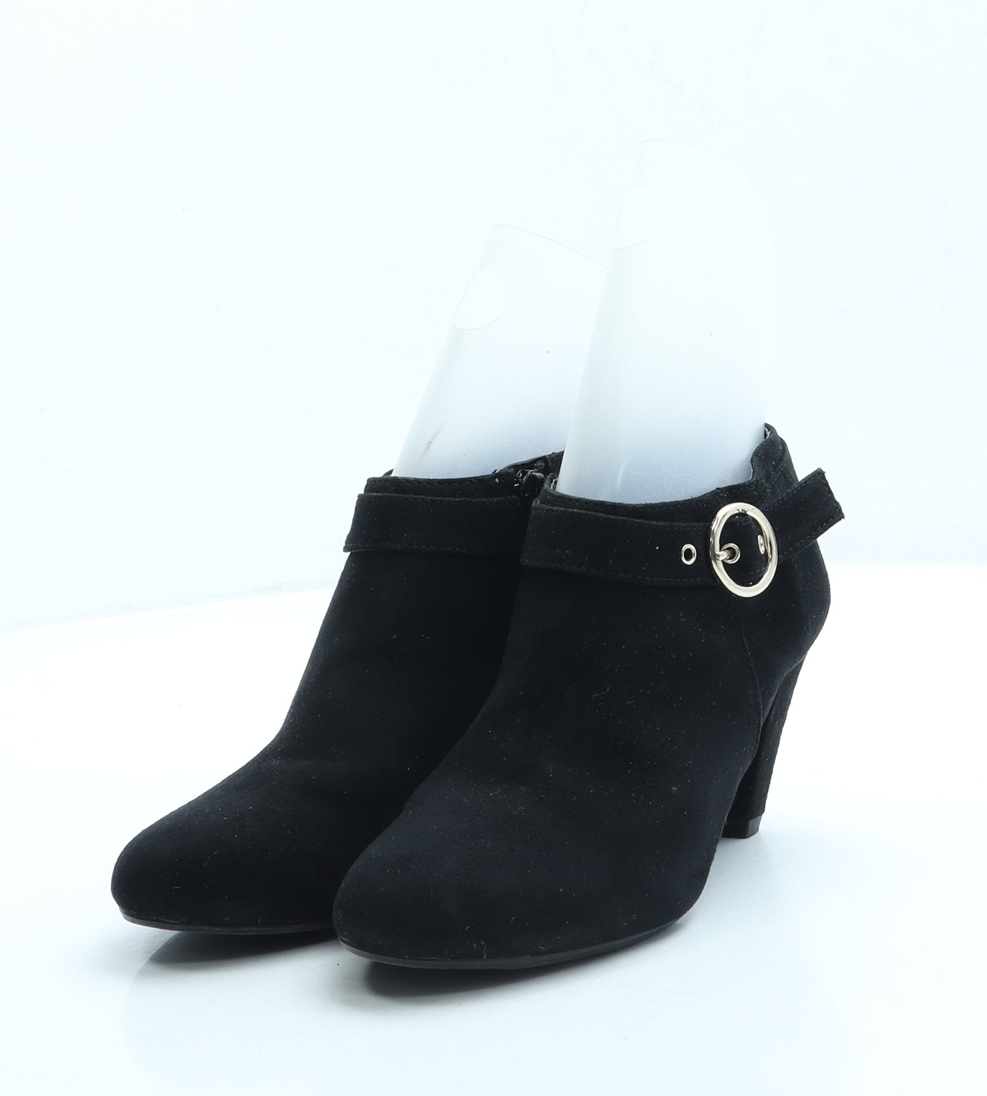 915 Generation Girls Black Suede Bootie Boot UK 3 36