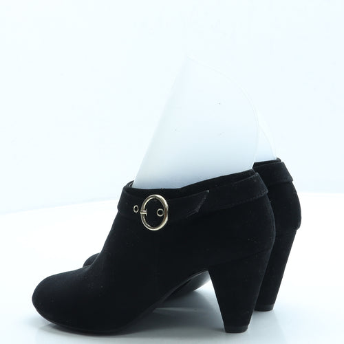 915 Generation Girls Black Suede Bootie Boot UK 3 36
