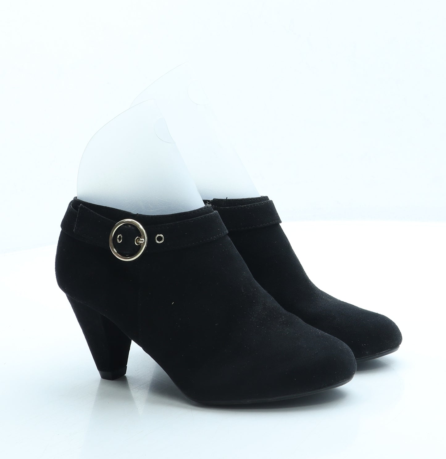 915 Generation Girls Black Suede Bootie Boot UK 3 36