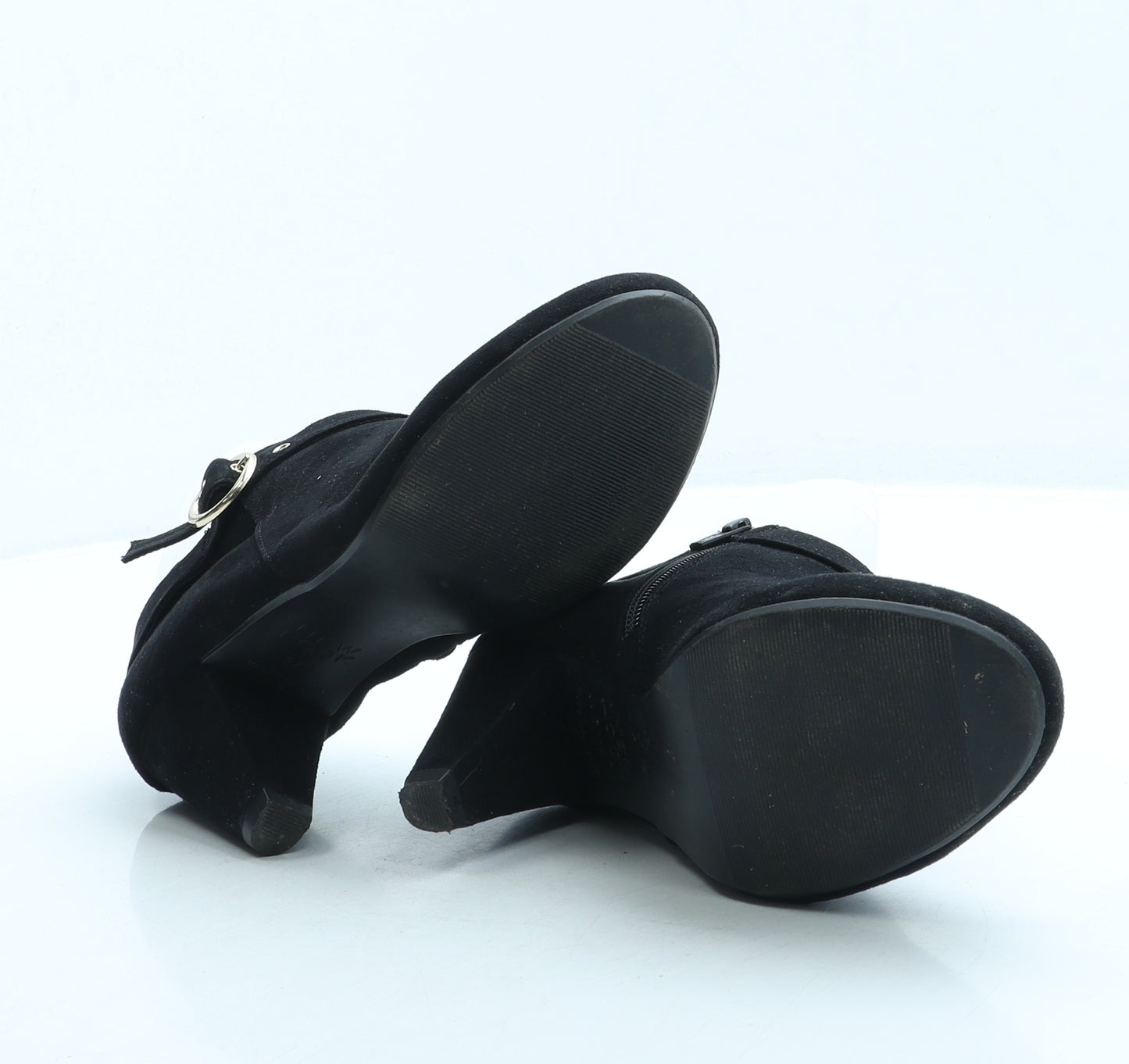 915 Generation Girls Black Suede Bootie Boot UK 3 36