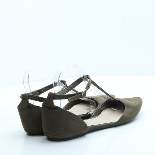 Atmosphere Womens Green Suede Flat UK 6 39 US 8
