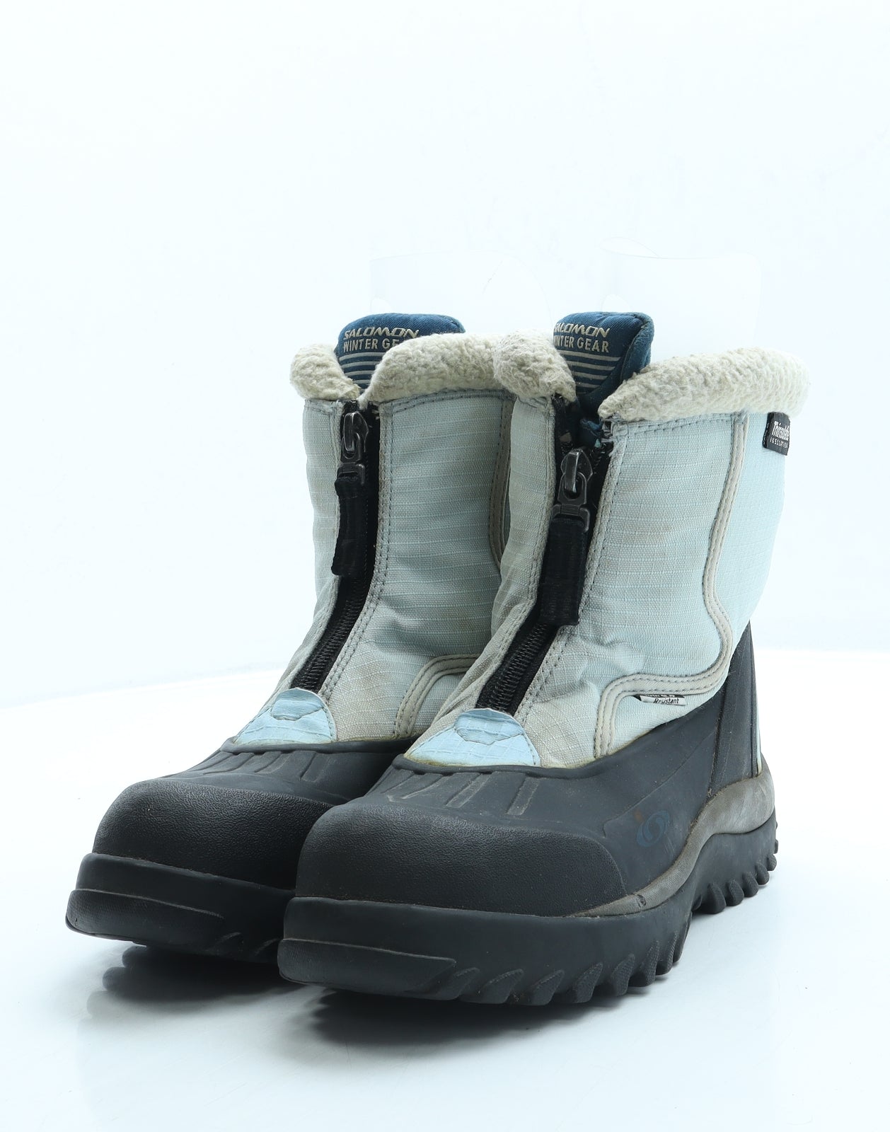 Salomon Womens Blue Polyester Snow Boot Boot UK 5.5