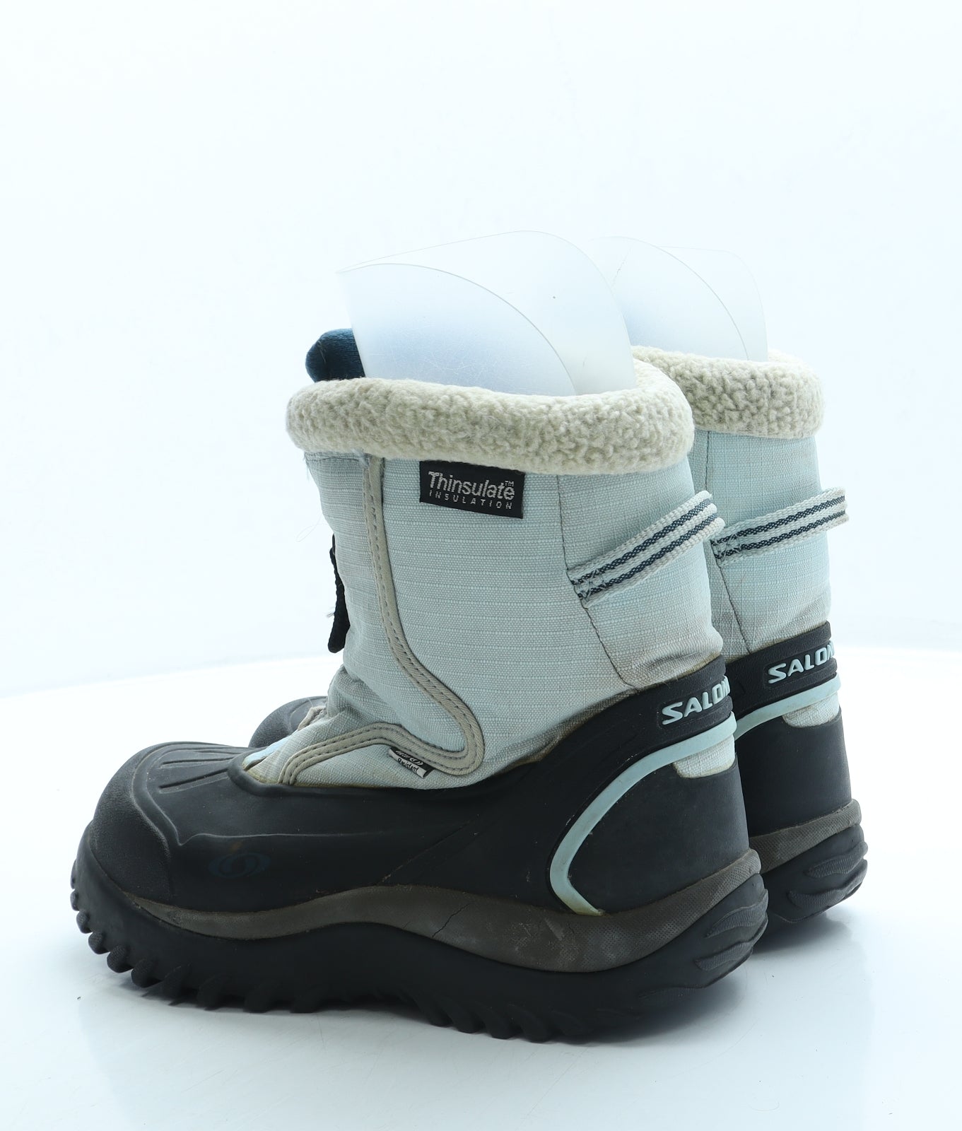 Salomon Womens Blue Polyester Snow Boot Boot UK 5.5
