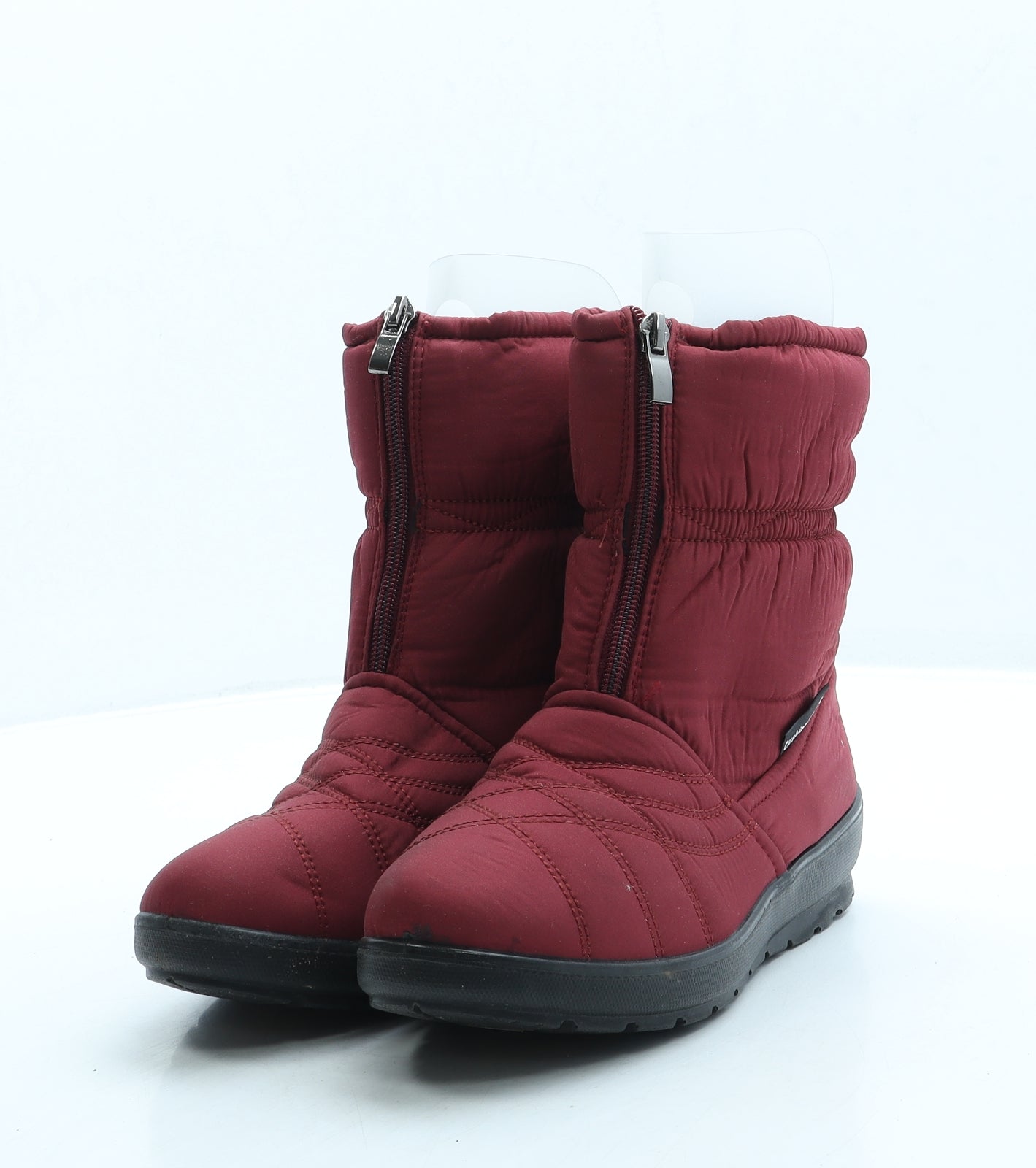 Cushion Walk Womens Red Polyester Snow Boot Boot UK 4