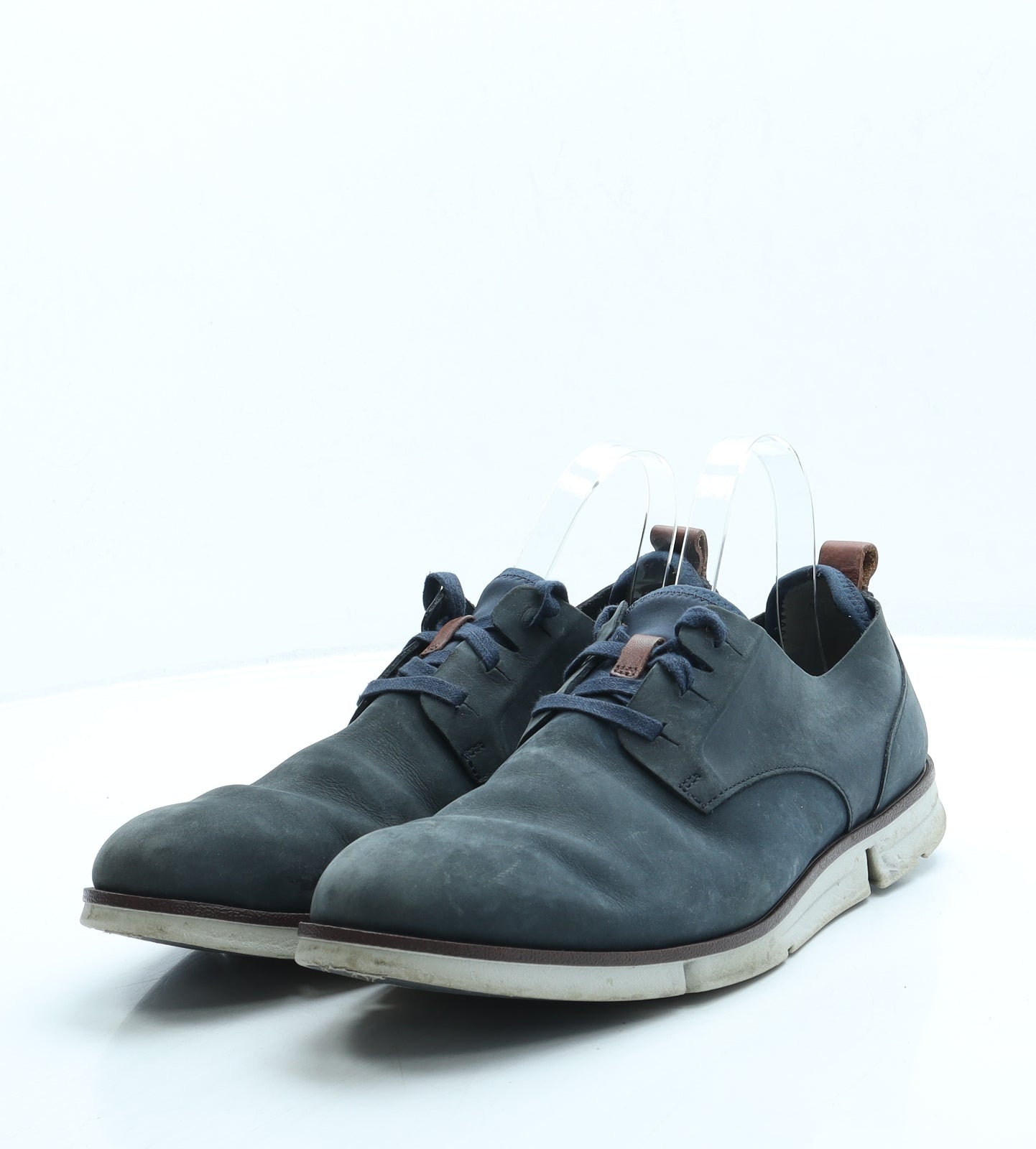 Clarks Mens Blue Polyester Boat Shoe Casual UK 8 42