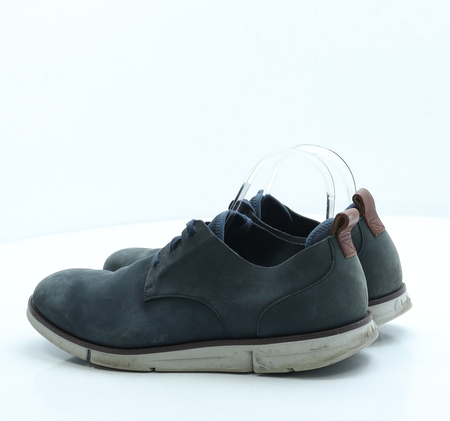 Clarks Mens Blue Polyester Boat Shoe Casual UK 8 42