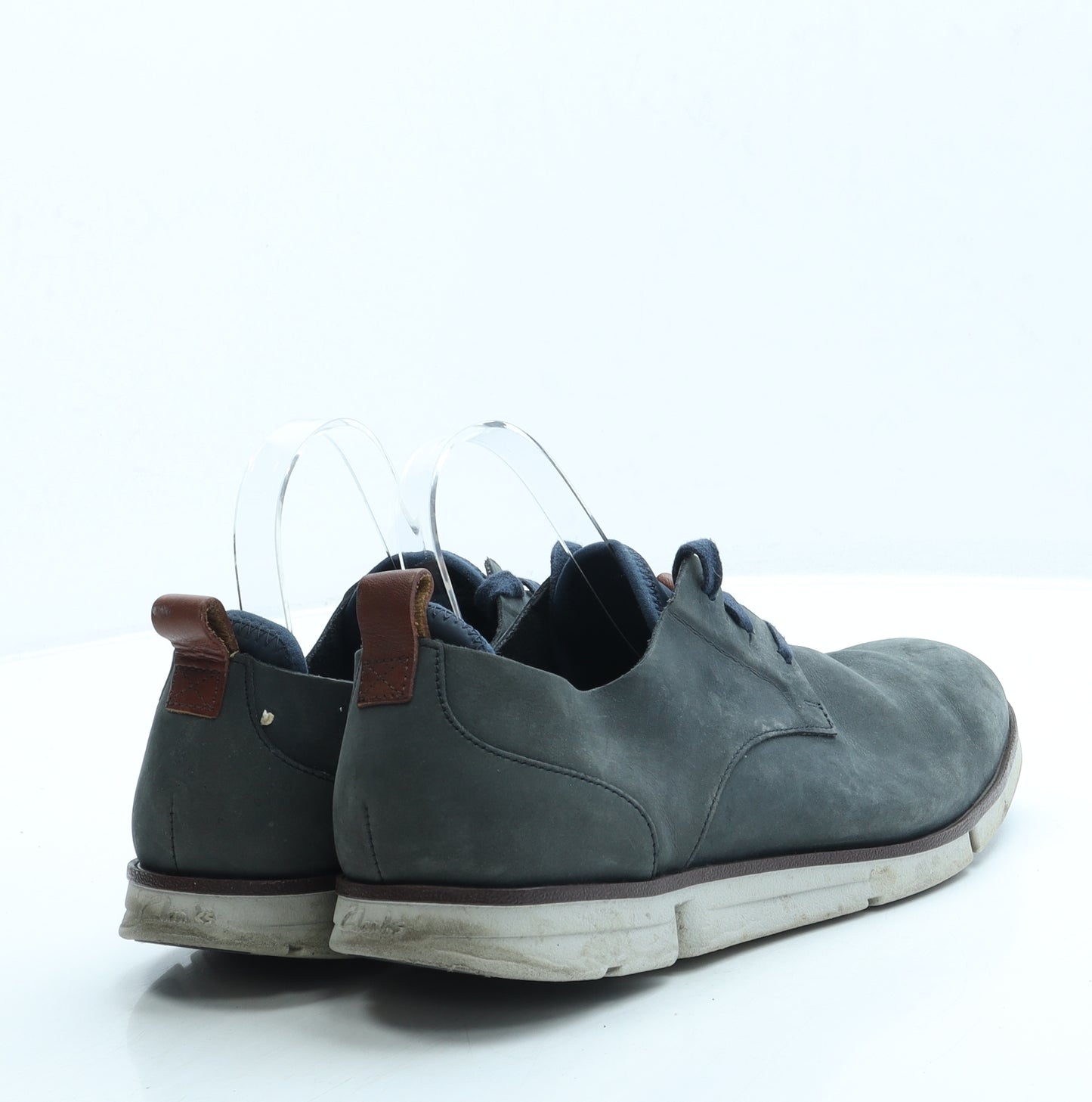 Clarks Mens Blue Polyester Boat Shoe Casual UK 8 42