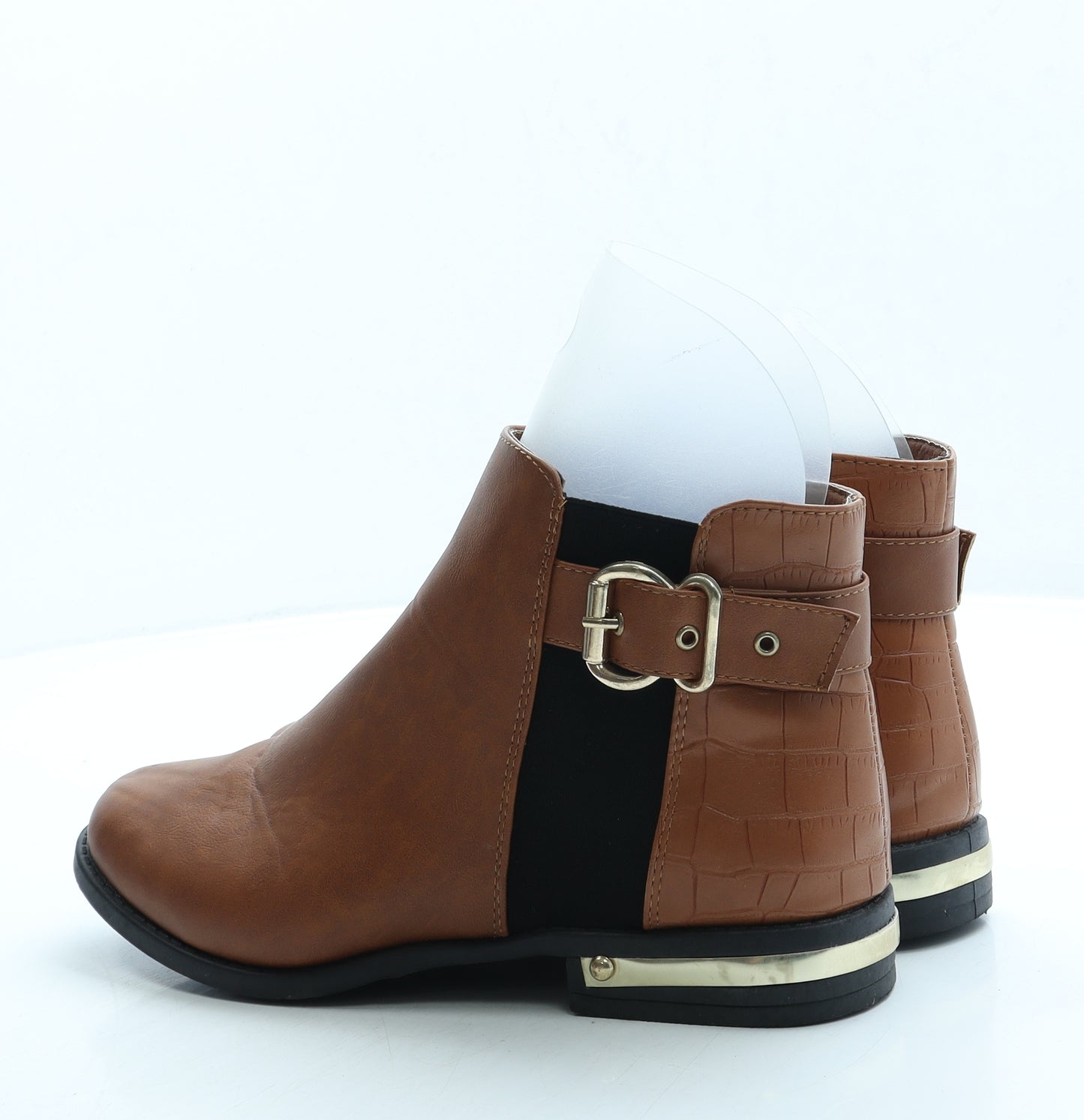 Studio Womens Brown Leather Chelsea Boot UK 7
