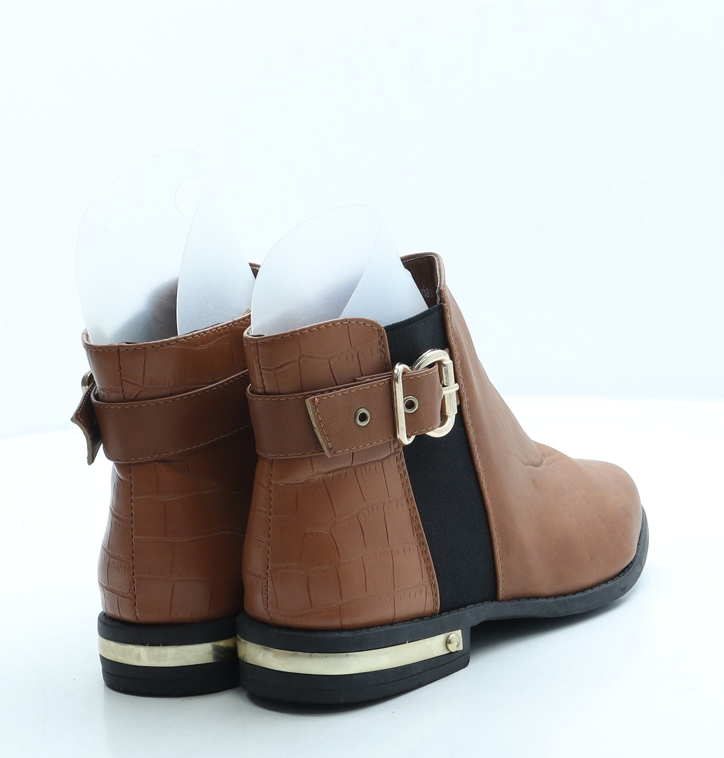 Studio Womens Brown Leather Chelsea Boot UK 7
