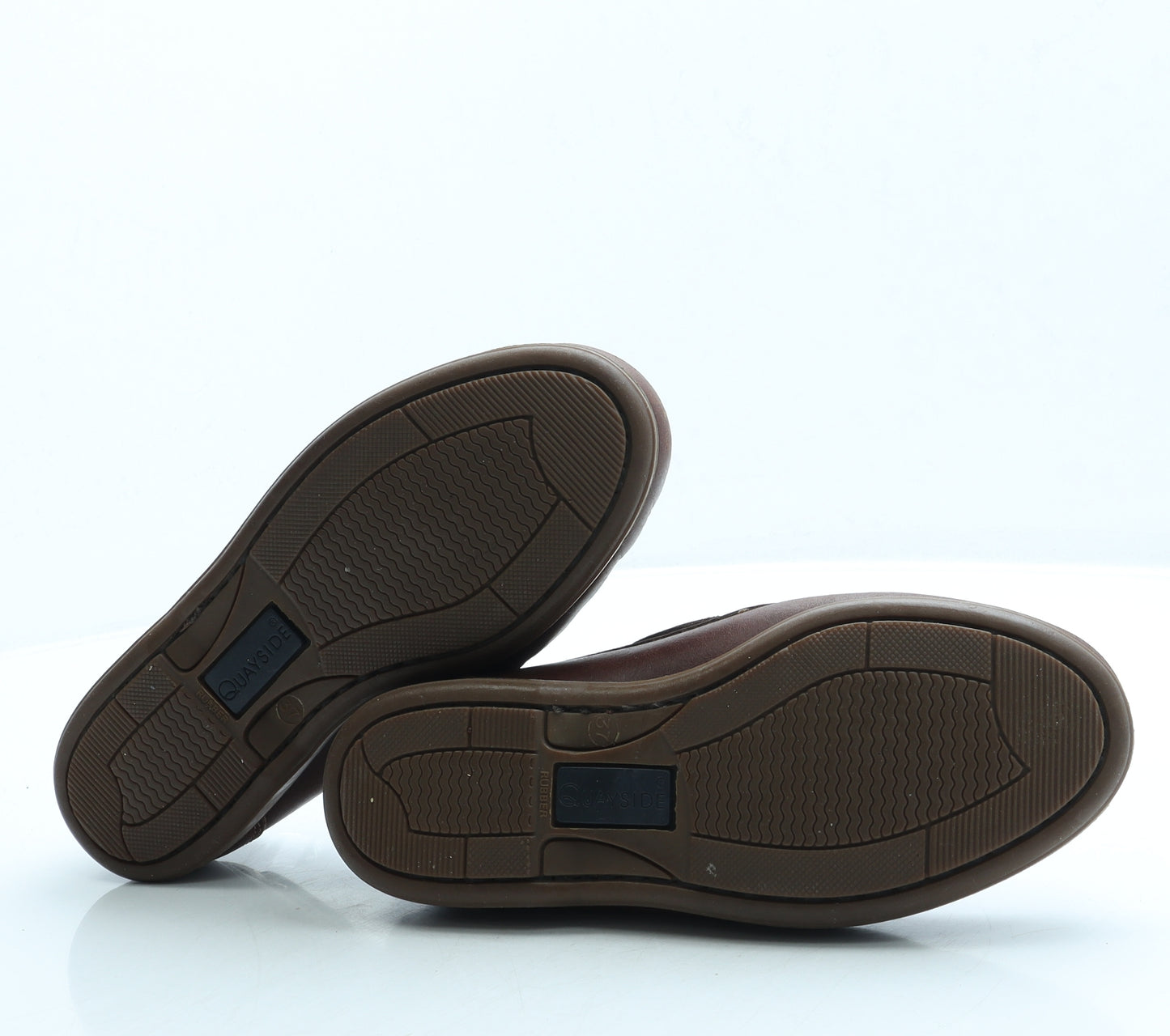 Quayside Boys Brown Leather Boat Shoe Casual UK 4 37