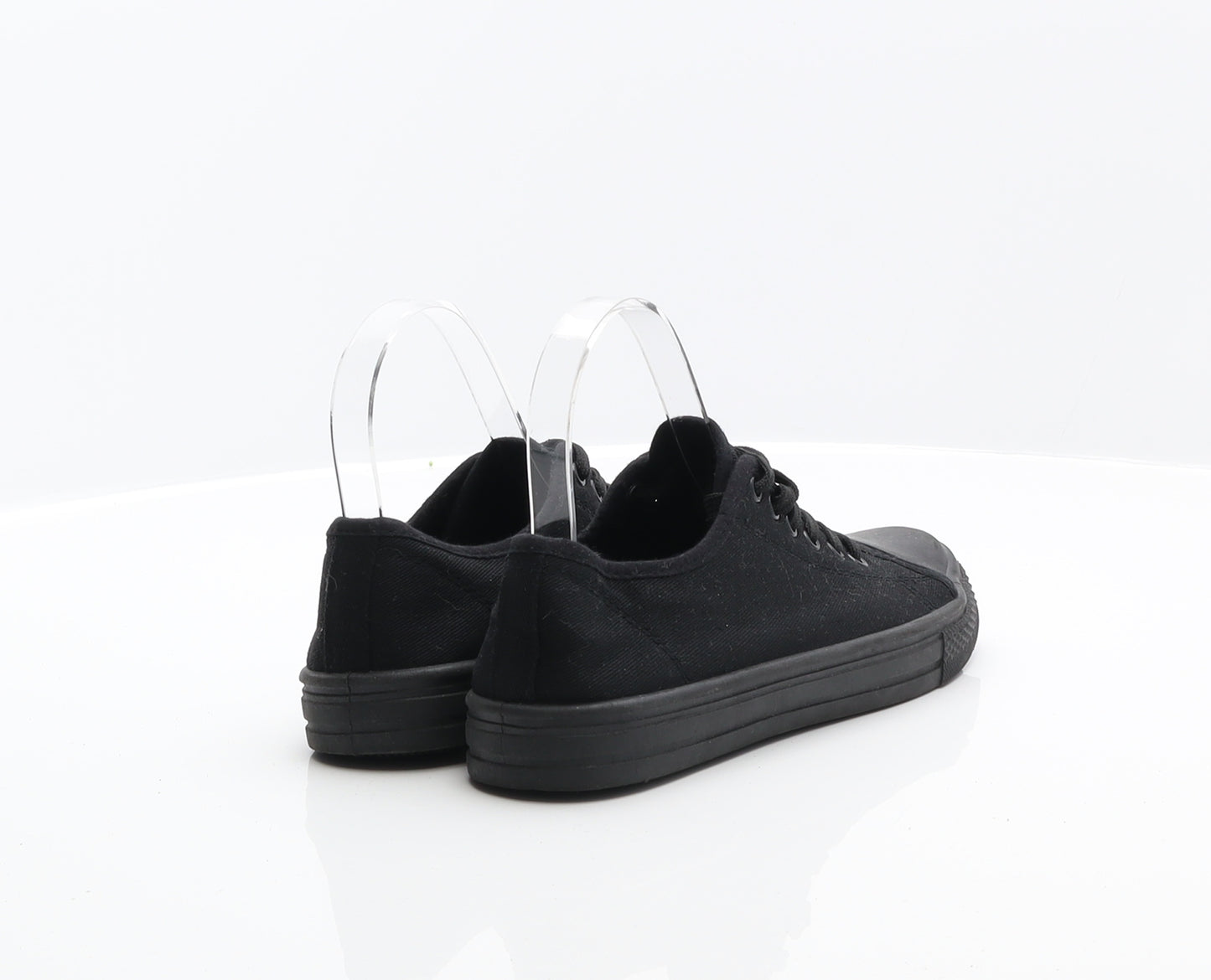 Urban Jacks Boys Black Fabric Trainer UK 4