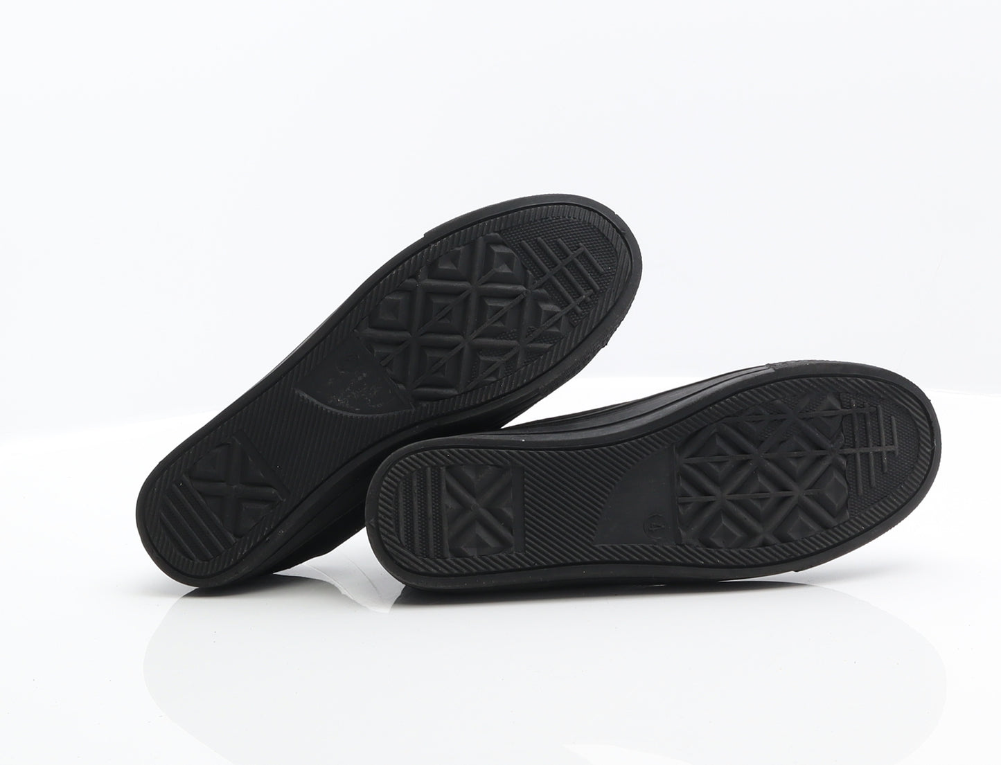 Urban Jacks Boys Black Fabric Trainer UK 4