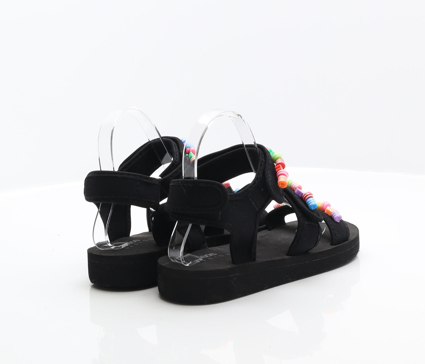 ASOS Womens Black Synthetic Gladiator Sandal UK 5