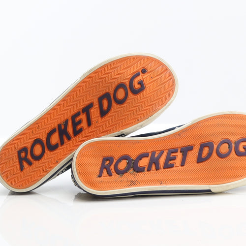 Charlie Rocket Womens Blue Floral Fabric Trainer UK 7 40