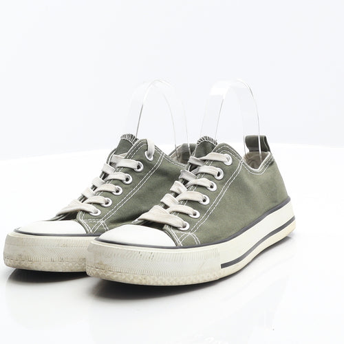 Primark Womens Green Fabric Trainer UK 5 38
