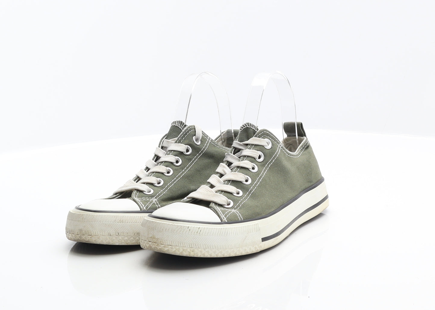 Primark Womens Green Fabric Trainer UK 5 38