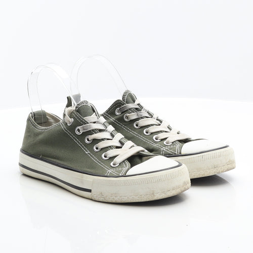 Primark Womens Green Fabric Trainer UK 5 38