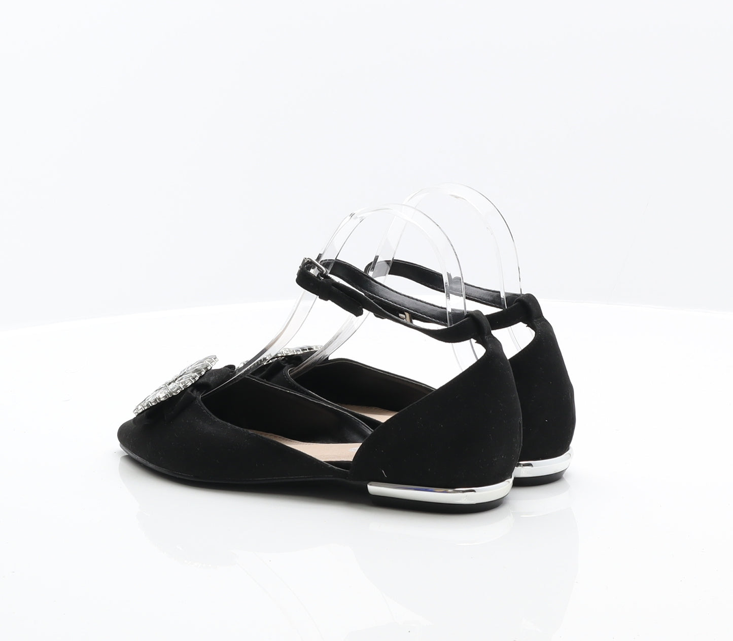 Miss KG Womens Black Suede Flat UK 3.5 36