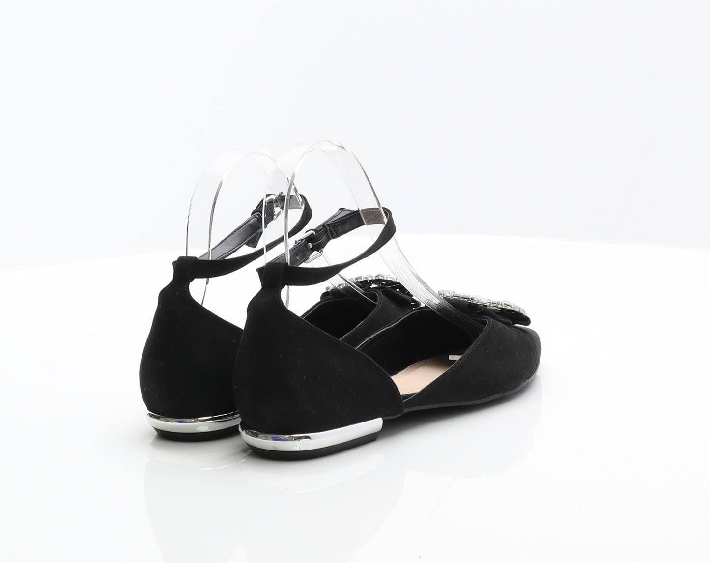 Miss KG Womens Black Suede Flat UK 3.5 36