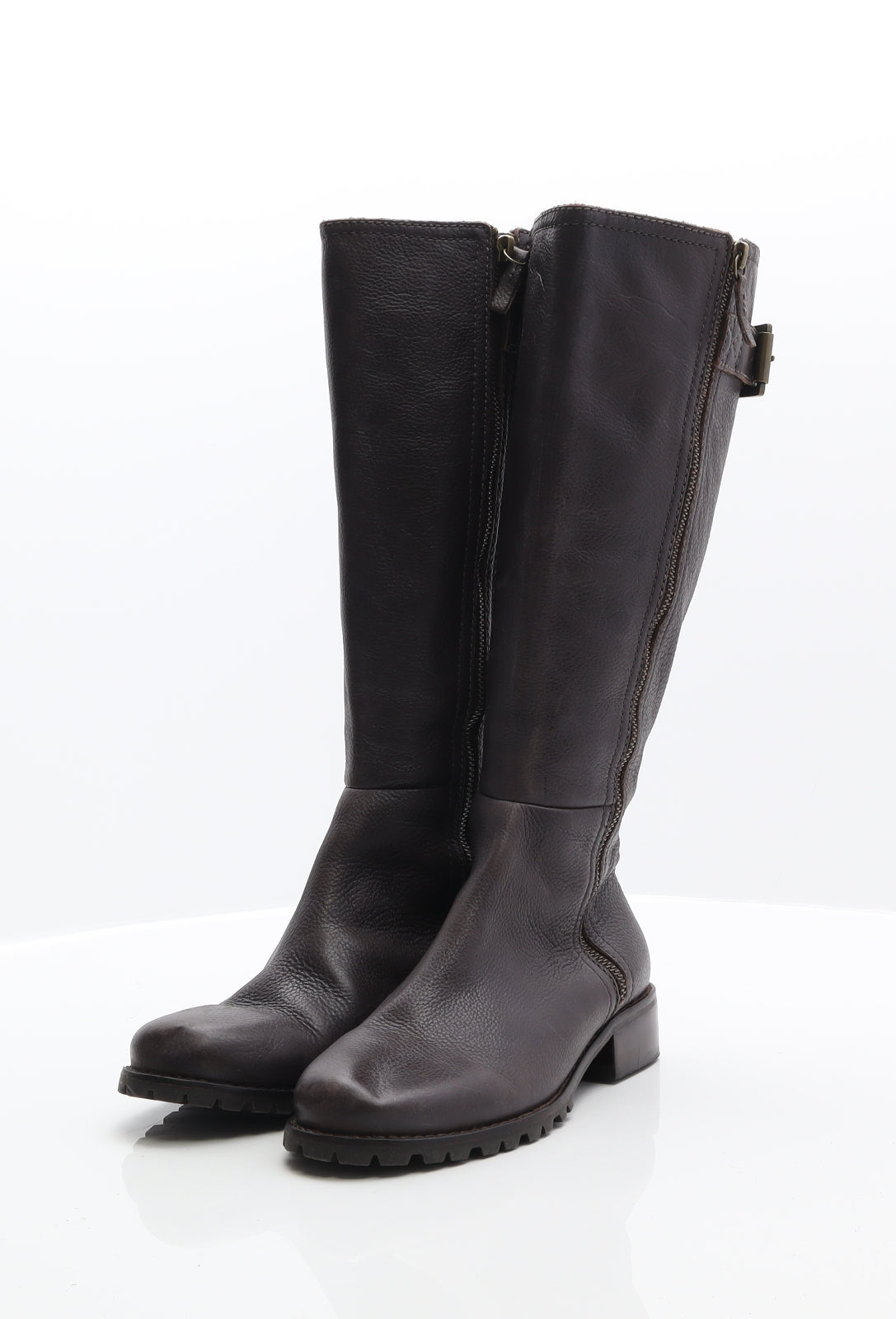 Boden Womens Brown Leather Cowboy Boot UK 4 37