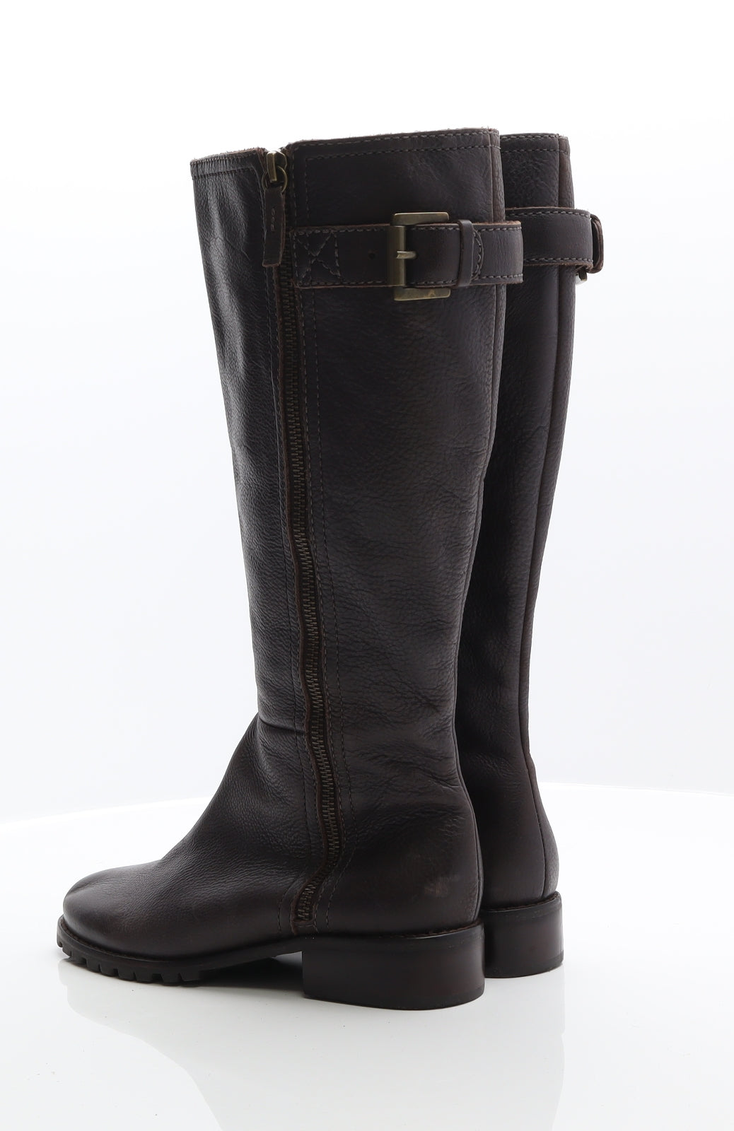 Boden Womens Brown Leather Cowboy Boot UK 4 37