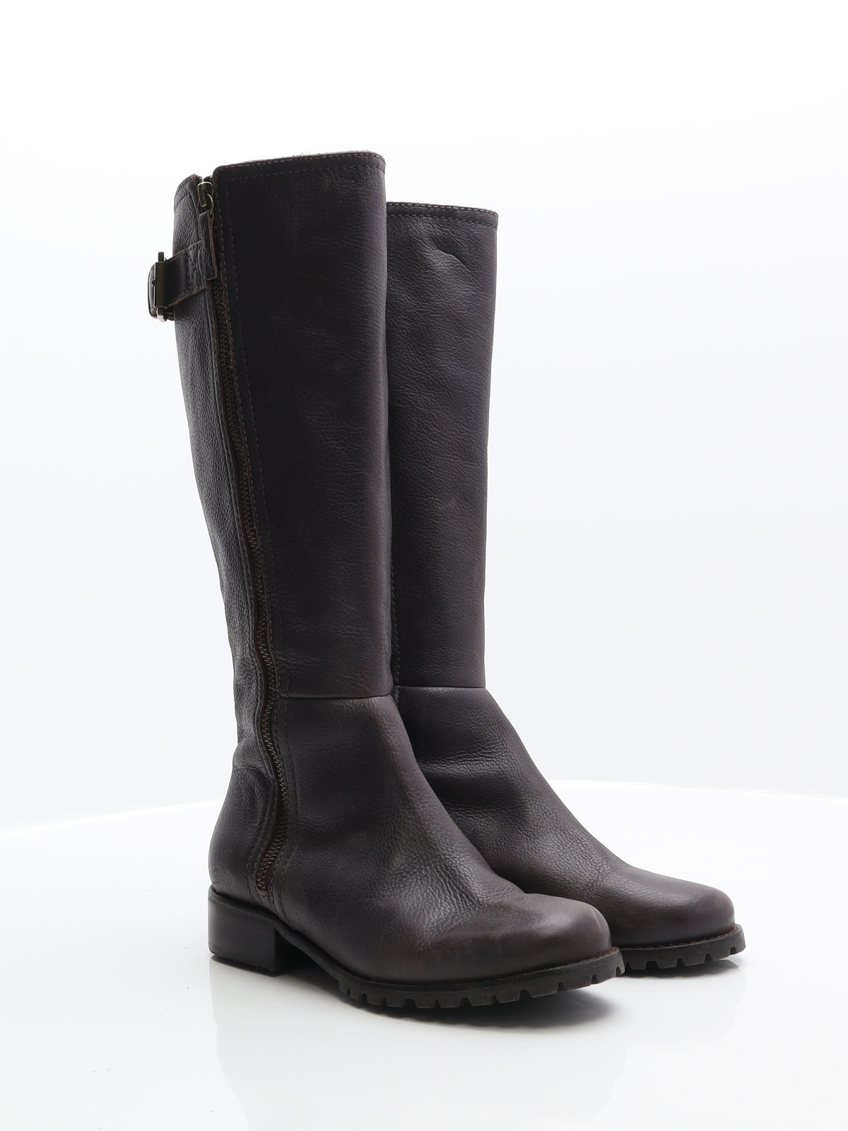 Boden Womens Brown Leather Cowboy Boot UK 4 37