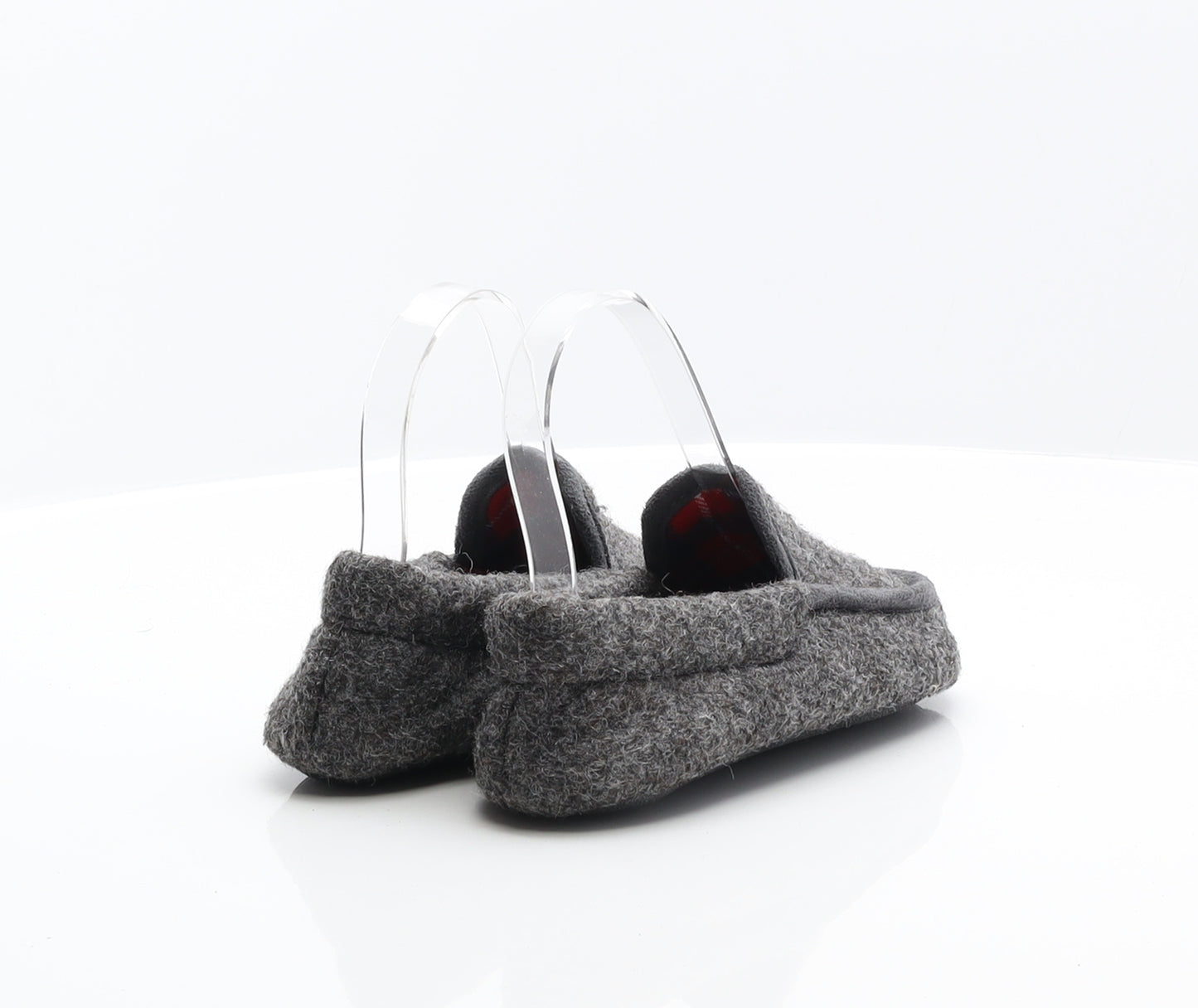 Preworn Boys Grey Synthetic Mule Slipper UK 11