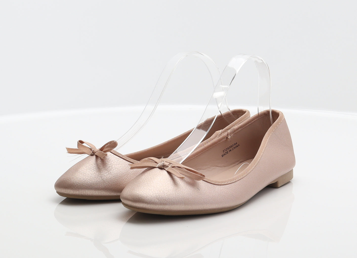 New Look Womens Pink Synthetic Ballet Flat UK 4 37