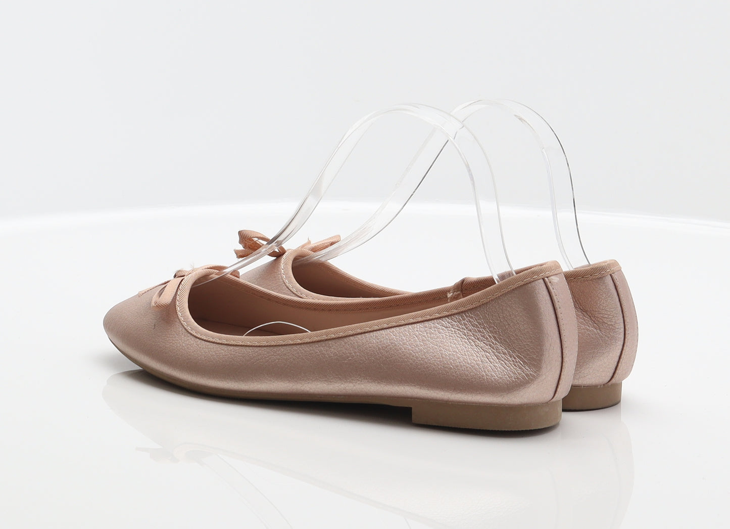 New Look Womens Pink Synthetic Ballet Flat UK 4 37