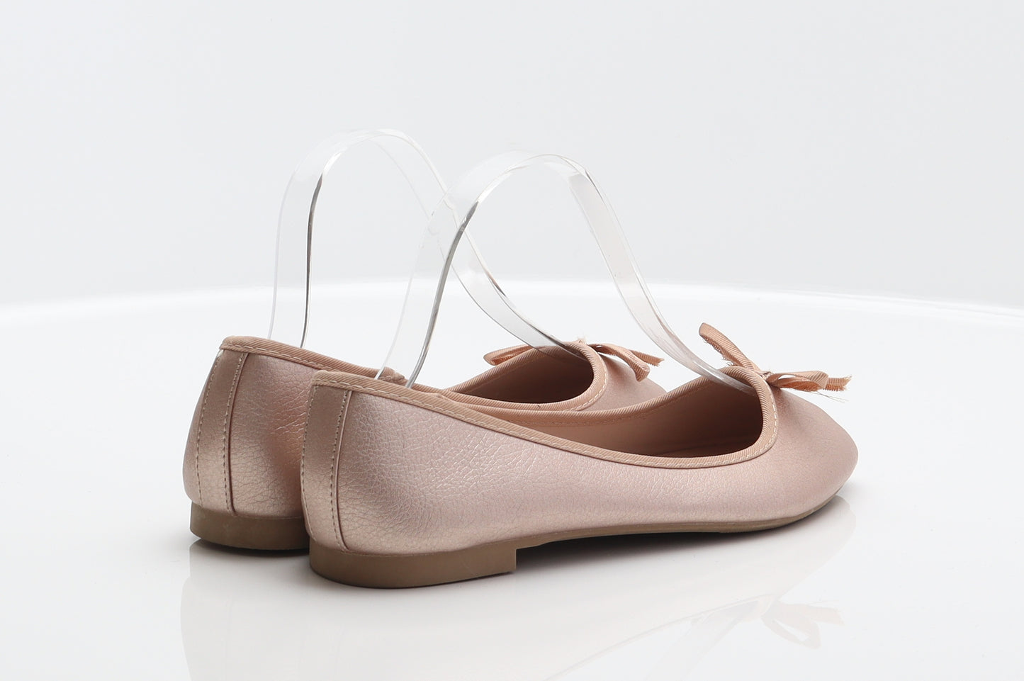 New Look Womens Pink Synthetic Ballet Flat UK 4 37