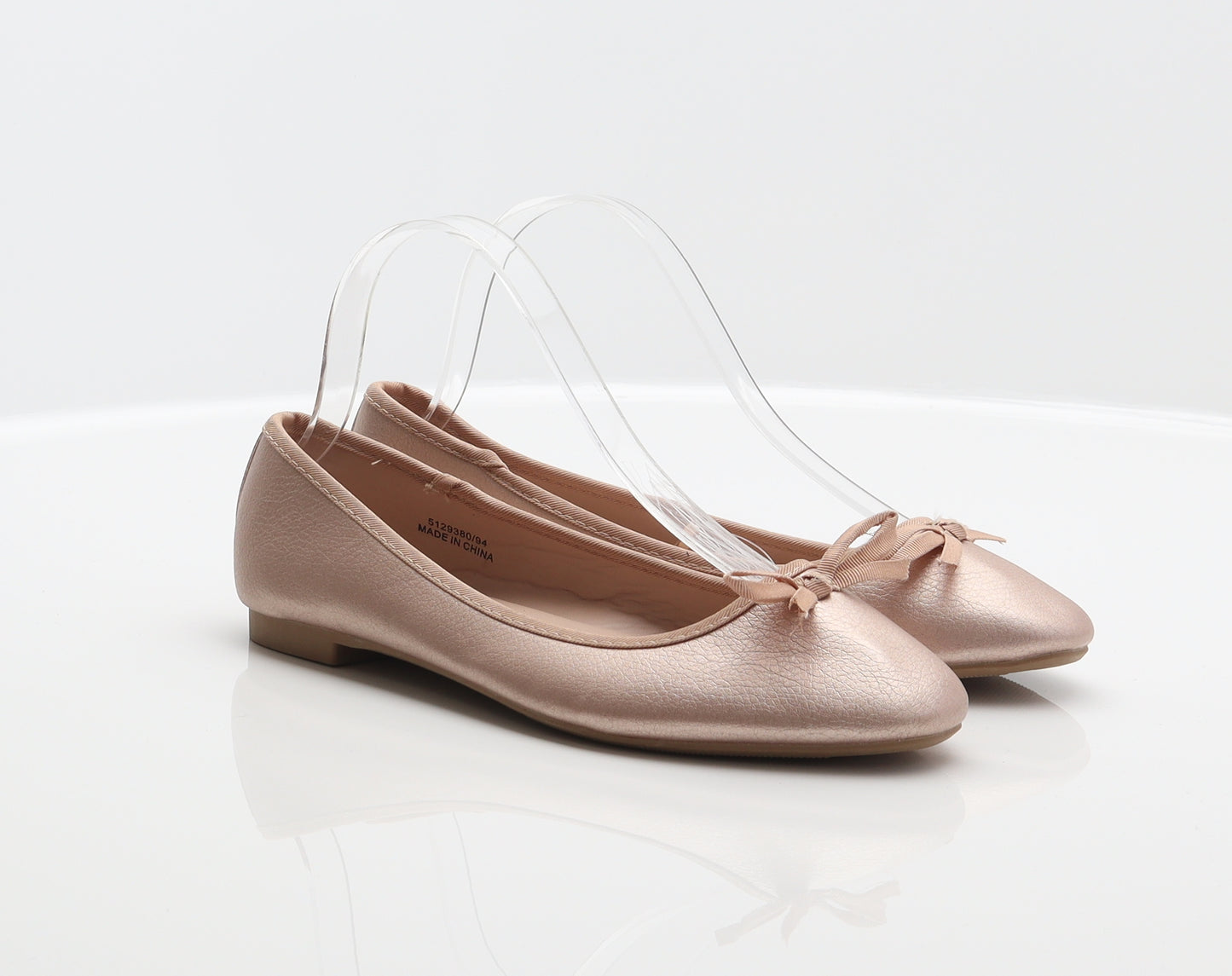 New Look Womens Pink Synthetic Ballet Flat UK 4 37