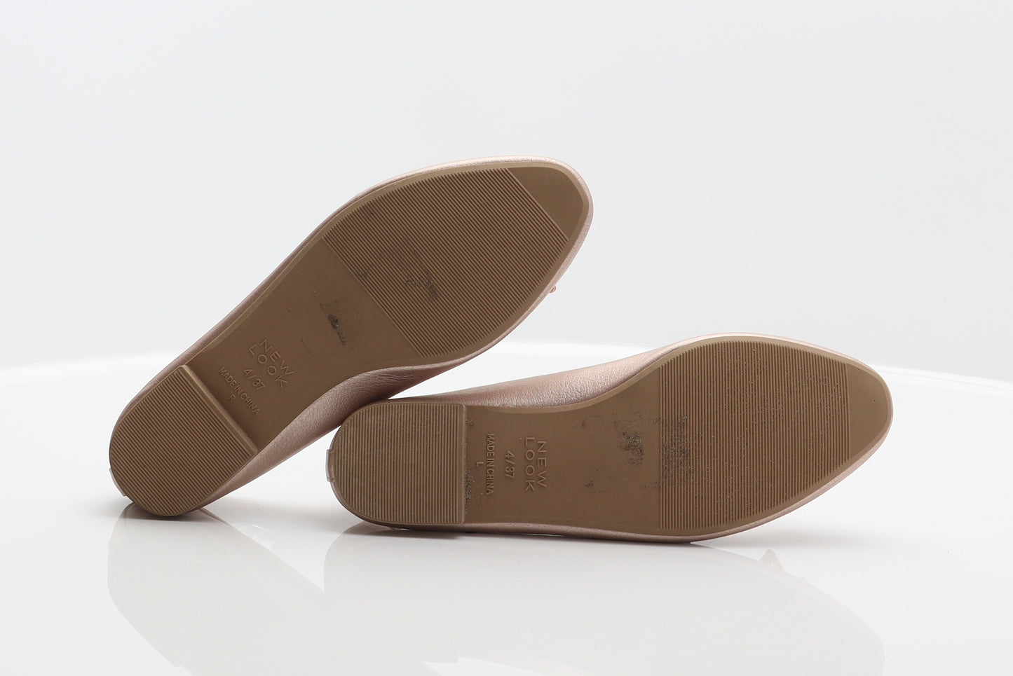 New Look Womens Pink Synthetic Ballet Flat UK 4 37
