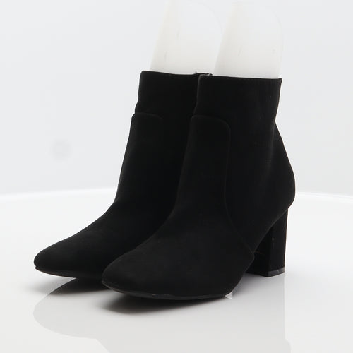 Primark Womens Black Polyester Bootie Boot UK 4 37