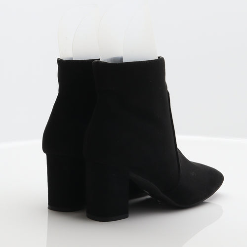Primark Womens Black Polyester Bootie Boot UK 4 37