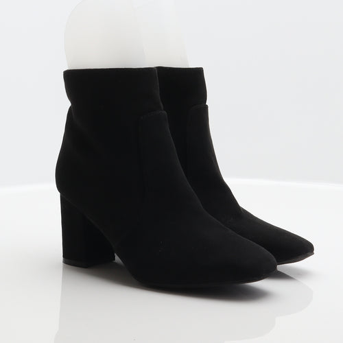 Primark Womens Black Polyester Bootie Boot UK 4 37