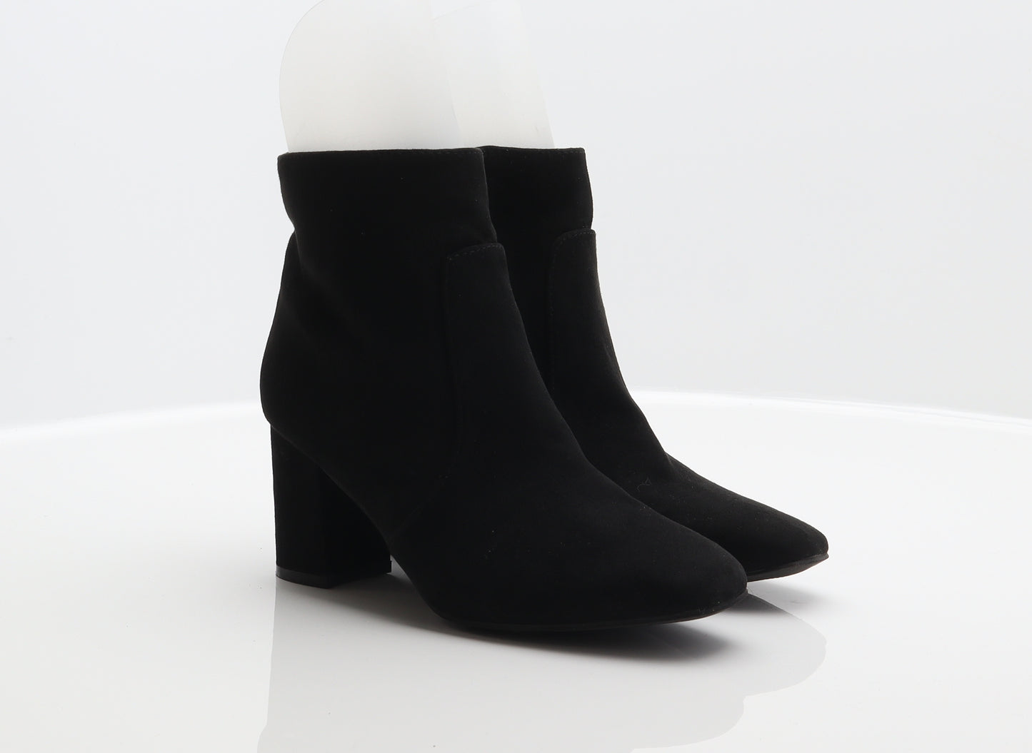 Primark Womens Black Polyester Bootie Boot UK 4 37