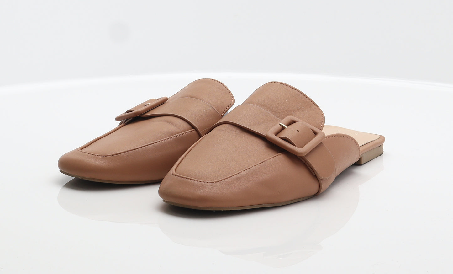 Primark Womens Beige Synthetic Mule Flat UK 8 41