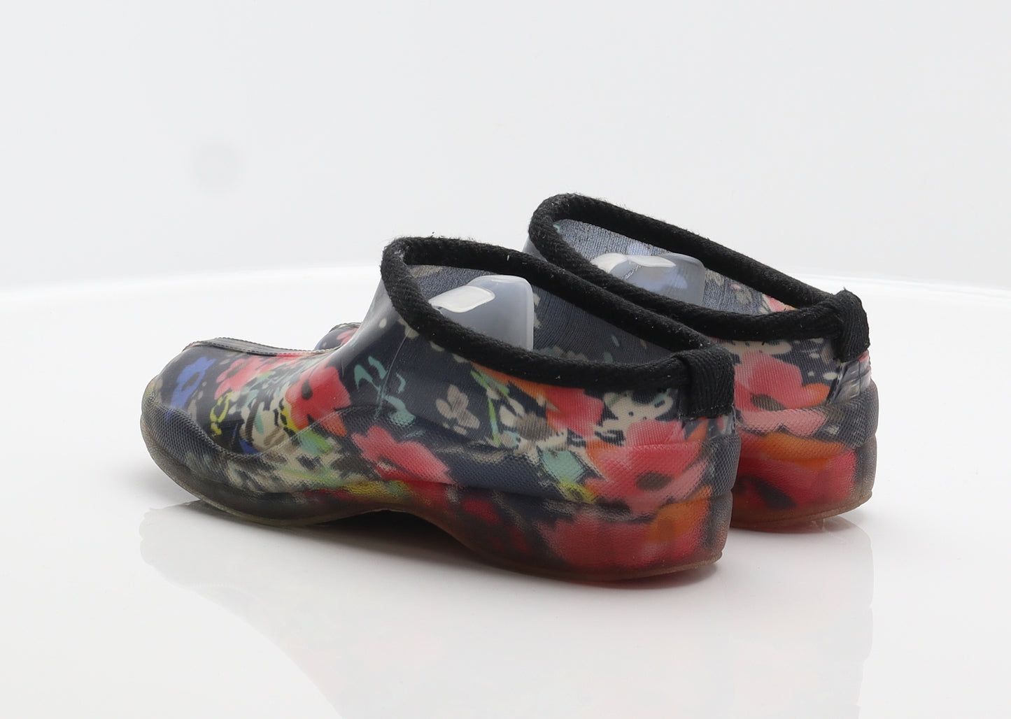 Pavers Womens Multicoloured Floral Rubber Clog Casual UK 4 37
