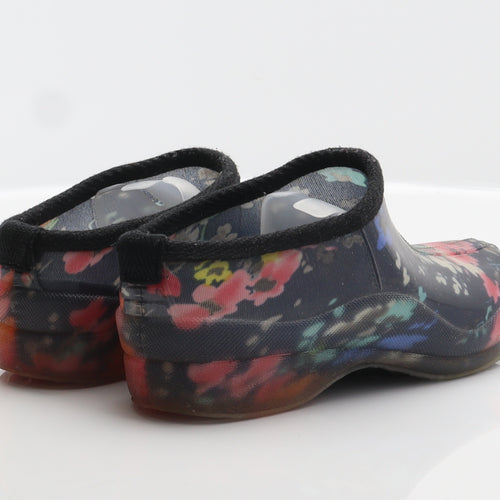 Pavers Womens Multicoloured Floral Rubber Clog Casual UK 4 37