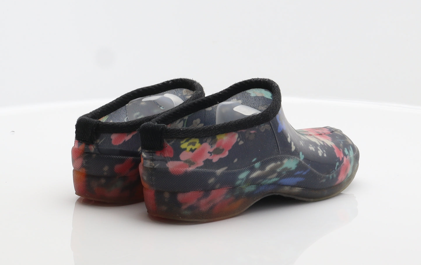Pavers Womens Multicoloured Floral Rubber Clog Casual UK 4 37
