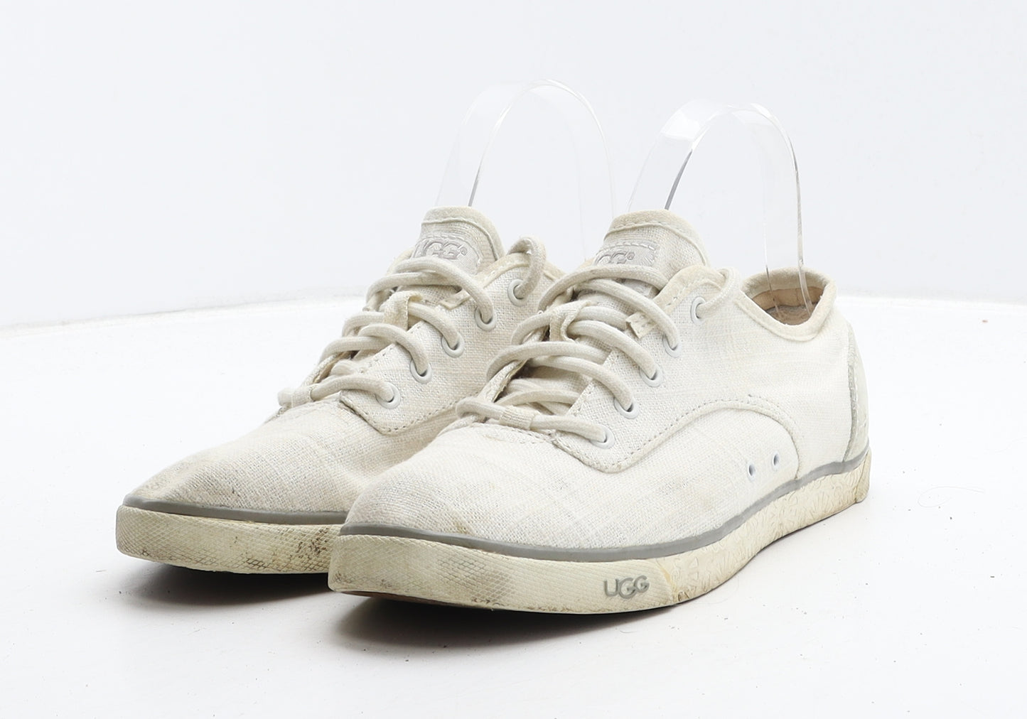 UGG Womens Ivory Fabric Trainer Casual UK 5.5 38