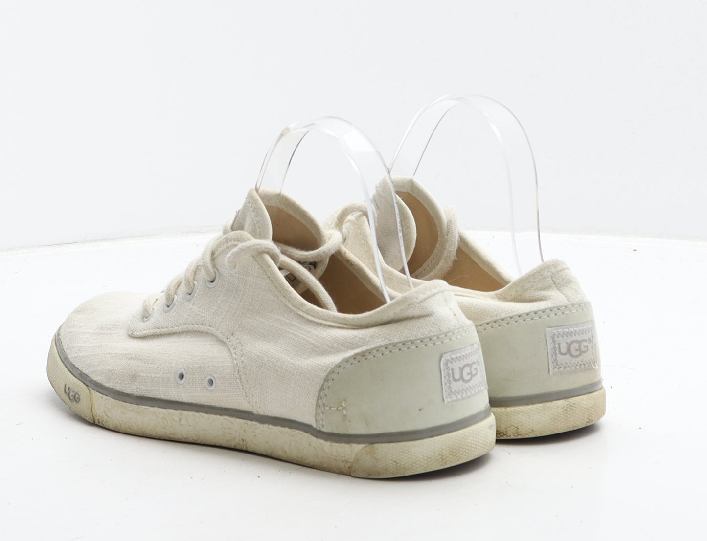 UGG Womens Ivory Fabric Trainer Casual UK 5.5 38